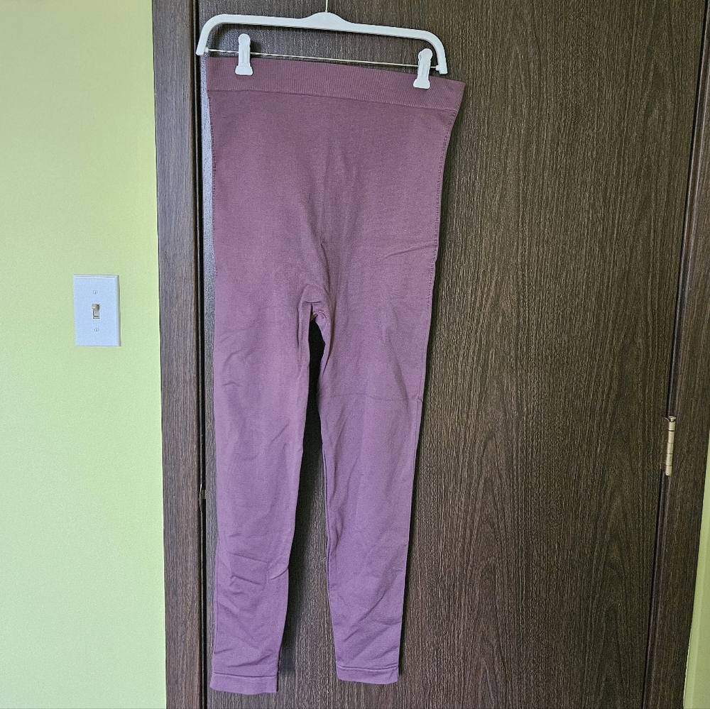 Blanqi Belly Support Maternity Leggings Raspberry Color Size XL